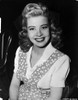 Gloria DeHaven Red lipstick, Curly Hair smiling Photo Print - Item # VARCEL697496