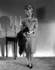 Gloria DeHaven Posed Siting on Black Gown Photo Print - Item # VARCEL697476
