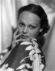 Katherine De Mille Posed in Flower Design Dress Photo Print - Item # VARCEL697574