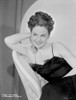 Susan Hayward sitting and Leaning in Black Dress Photo Print - Item # VARCEL697635
