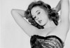 Susan Hayward wearing a Black Embroidered Tube Blouse Photo Print - Item # VARCEL697626