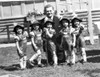 Dionne Quintuplets standing with an Old Man Photo Print - Item # VARCEL697630