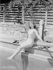 Susan Hayward Posed on a Poolside in Bikini Photo Print - Item # VARCEL697668