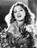 Billie Dove smiling in Floral Outfit Portrait Photo Print - Item # VARCEL697766