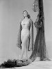 Susan Hayward wearing a Swimsuit with a Stripe Cloth Photo Print - Item # VARCEL697774