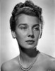 Betsy Drake Portrait in Pompadour Hairstyle and Pearl Necklace Photo Print - Item # VARCEL697784