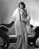 Ellen Drew Posed in Classic with Feather Coat Photo Print - Item # VARCEL697823