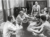 Twelve Angry Men Having a Meeting in Black and White Photo Print - Item # VARCEL697921
