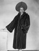 Rita Hayworth Posed with a Black Winter Coat Photo Print - Item # VARCEL698147