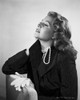 Rita Hayworth Posed in Black with Pearl Necklace Photo Print - Item # VARCEL698196
