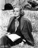Frances Farmer on Suit and sitting on a Hay Photo Print - Item # VARCEL698339