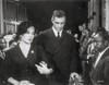 Imitation Of Life Lady in Pearl Necklace with Men in Suit and Tie Photo Print - Item # VARCEL698392