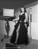 Rita Hayworth in Black Long Dress Photo Print