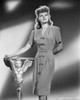 Rita Hayworth Lying on an Angel Designed Round Table Photo Print - Item # VARCEL698523