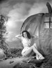 Carol Forman on a Midriff with Hands at the Back of Head Portrait Photo Print - Item # VARCEL698639