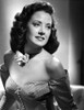 Carol Forman on a Checkered Off-Shoulder Top Portrait Photo Print - Item # VARCEL698657