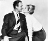 Please Don't Eat The Daisies Couple Portrait in Black and White Photo Print - Item # VARCEL698655