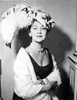 A portrait of Jane Froman wearing a feather hat Photo Print - Item # VARCEL698785