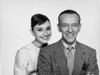 Audrey Hepburn and Fred Astaire posed in Portrait in Formal Attire Photo Print - Item # VARCEL698839