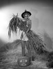 Eva Gabor on a Dress Carrying Dried Leaves and Twigs Photo Print - Item # VARCEL698885