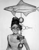 Audrey Hepburn Fish Portrait Photo Print - Item # VARCEL698927