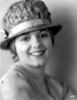 A portrait of Janet Gaynor wearing a woven hat Photo Print - Item # VARCEL699034