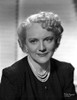 Minna Gombell on a Dark Top with Pearl Necklace Portrait Photo Print - Item # VARCEL699184