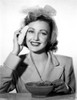 Virginia Grey smiling in Black and White Portrait Photo Print - Item # VARCEL699475