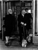 Hitchcock Alfred with Dog in Black and White Photo Print - Item # VARCEL699616