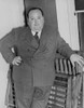 Hitchcock Alfred Portrait in Black and White Photo Print - Item # VARCEL699623