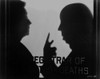 Hitchcock Alfred in Silhouette with a Lady Photo Print - Item # VARCEL699648