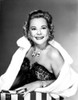 Sonja Henie on a Soft Cloth Coat smiling Portrait Photo Print - Item # VARCEL699859