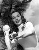 Gloria Henry Throwing a Snow Ball Portrait Photo Print - Item # VARCEL699892