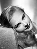 Leza Holland Leaning Head Portrait in Black and White Photo Print - Item # VARCEL699982