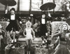 Bob Hope wearing Tuxedo with Umbrella Performing with Group Photo Print - Item # VARCEL700005
