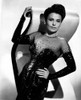 Black and White Portrait of Lena Horne in Black Gown Photo Print - Item # VARCEL700094