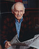 Portrait of Barnard Hughes Holding a Newspaper Photo Print - Item # VARCEL700205