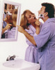 Helen Hunt Shaving Her Partner in Blue Robe Photo Print - Item # VARCEL700234