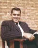 Jeffrey Hunter Seated in Striped Suit Photo Print - Item # VARCEL700243