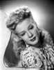 Betty Hutton on Printed Dress Portrait Photo Print - Item # VARCEL700365