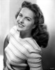 Martha Hyer on Printed Top and smiling Photo Print - Item # VARCEL700441