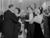 Al Jolson Dancing in the Hall with Other People in a Classic Movie Scene Photo Print - Item # VARCEL700769