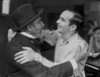 Al Jolson hugging a Man in Black and White Portrait Photo Print - Item # VARCEL700809