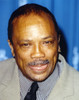 Quincy Jones smiling in Close Up Portrait wearing Gray Formal Suit Photo Print - Item # VARCEL700878