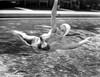 Carole Landis on Printed Swimsuit and Diving Photo Print - Item # VARCEL701128
