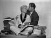 Born Yesterday Man and Woman With Books on Table Photo Print - Item # VARCEL701610
