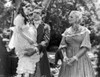 Jane Eyre standing in Lace Top Striped Blouse Photo Print - Item # VARCEL701740