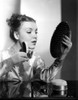 Margo Putting Powder on Face Portrait Photo Print