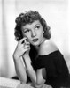 Mary Martin on Off Shoulder Top and Looking Up Portrait Photo Print - Item # VARCEL701906