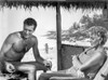 Love Has Many Faces Couple Talking in Movie Scene Photo Print - Item # VARCEL701951